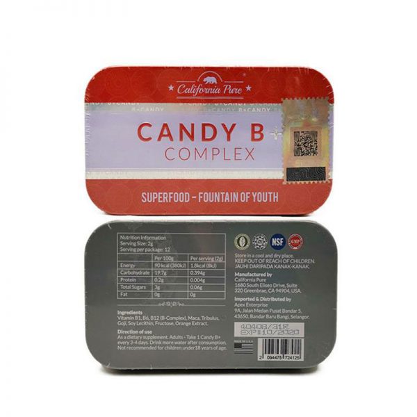 【台灣性福藥局】Candy B+ Complex|永春糖|壯陽補腎增加精力 持久延時助勃增硬！12顆/盒